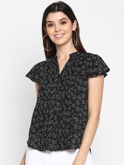 

Mode by Red Tape Women Black Printed Shirt Style Top