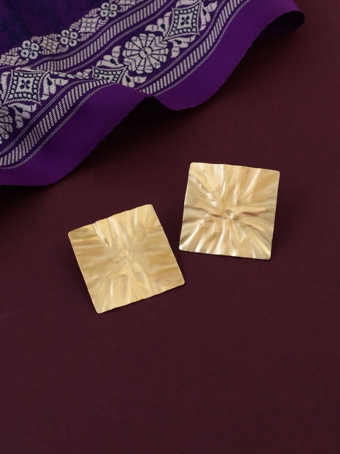 

Shoshaa Gold-Plated Square Drop Earrings