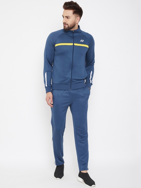 

YONEX Men Blue Solid Tracksuit