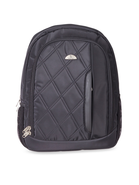 

Kara Unisex Black Solid Backpack