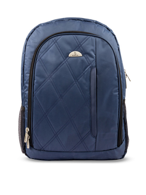 

Kara Unisex Blue Solid Backpack