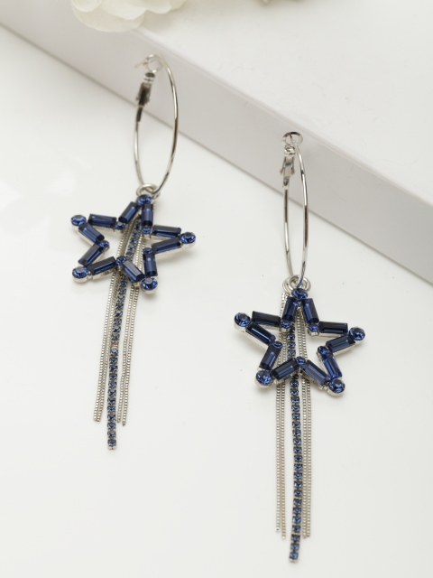 

AVANT-GARDE PARIS Blue Star Shaped Drop Earrings