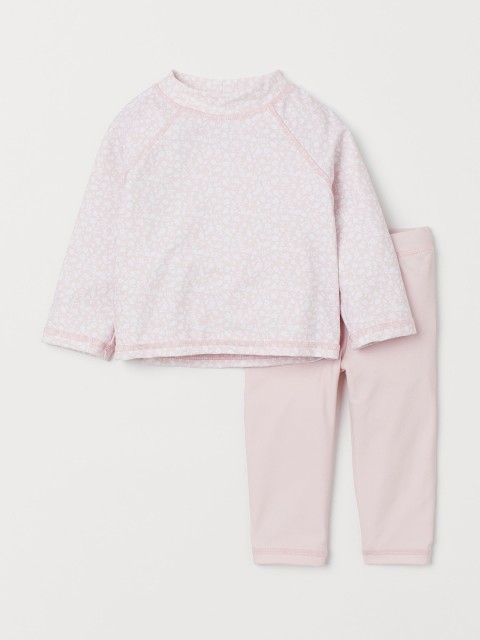 

H&M Kids Pink Swim Set with UPF 50