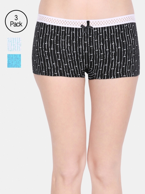 

Ms.Lingies Women Pack of 3 Assorted Printed Boyshorts MSP058-89268S