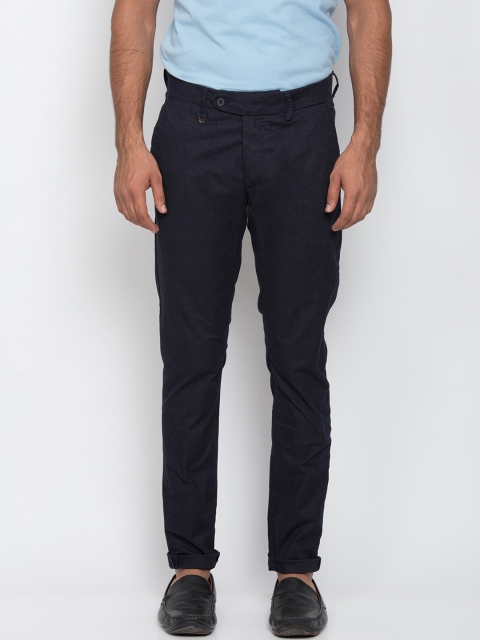 

Antony Morato Men Blue Regular Fit Solid Regular Trousers