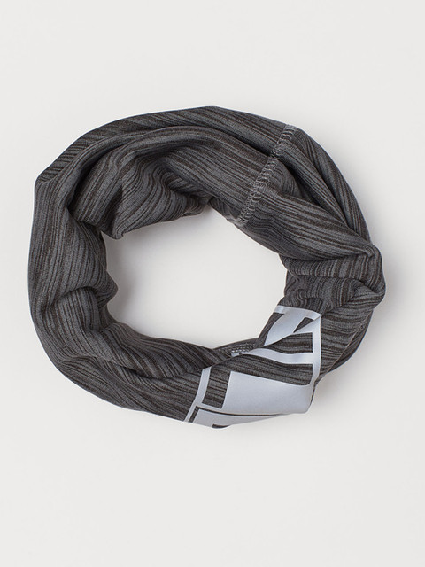 

H&M Boys Grey Fleece-Lined Tube Scarf