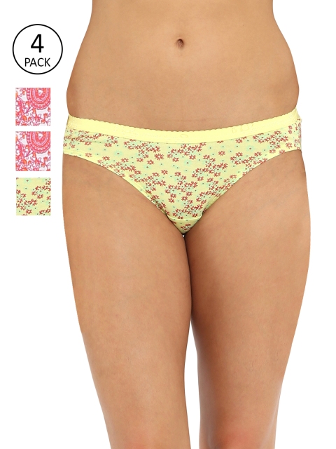 

Jockey Women Pack of 4 Assorted Printed Basic Briefs 1525-0210-LTPTD