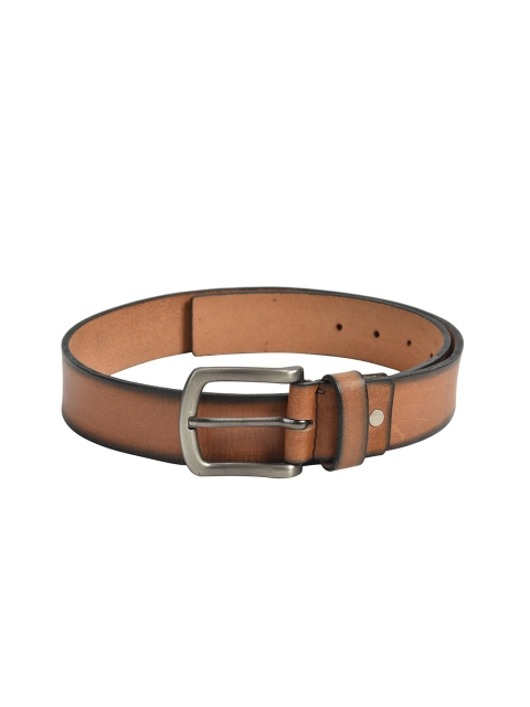 

Peseta Men Tan Brown Leather Belt