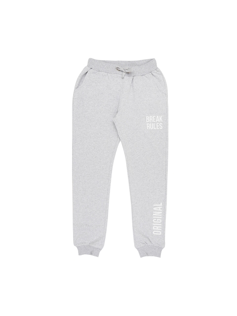 

Pantaloons Junior Girls Grey Melange Solid Straight-Fit Joggers