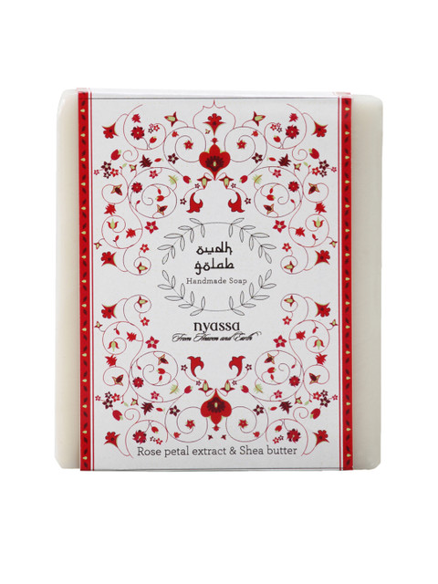 

Nyassa Oudh Golab Middle Eastern Handmade Soap 150 gm, White