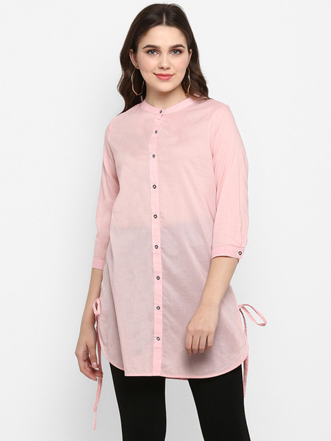 

Mode by Red Tape Women Pink Solid Tunic