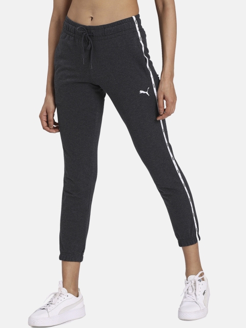 

Puma Women Grey Solid Straight-Fit Joggers