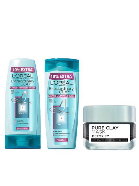 

LOreal Set Of 3 Beauty Kits, Black
