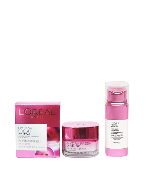 

LOreal Paris Hydra Fresh Anti-Ox Hydrating Aqua Balm & Anti- Ox Double Essence Cream, Na