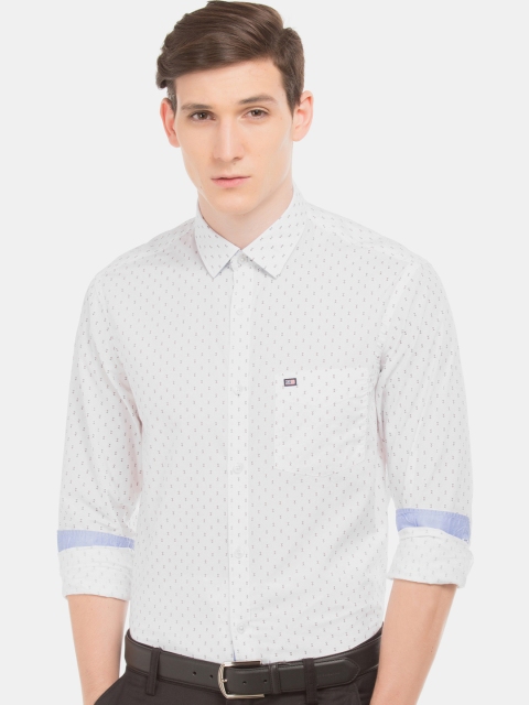 

Arrow Sport Men White & Black Slim Fit Printed Casual Shirt