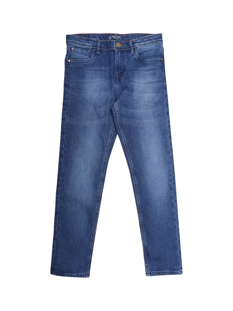 

Allen Solly Junior Boys Blue Regular Fit Mid-Rise Clean Look Stretchable Jeans