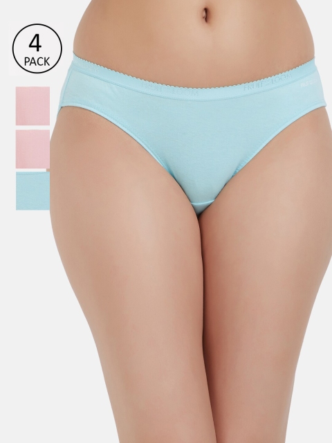 

Fruit of the loom Women Pack of 4 Solid Hipster Briefs FBKS02-2P-LA2S6, Pink