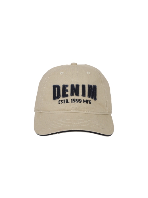 

Peter England Men Cream-Coloured Embroidered Baseball Cap