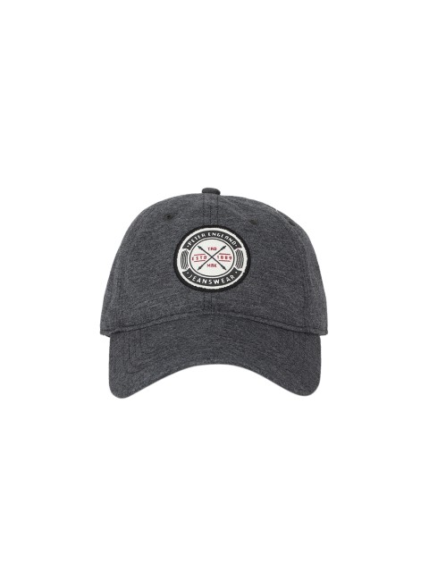 

Peter England Men Grey Melange Solid Baseball Cap