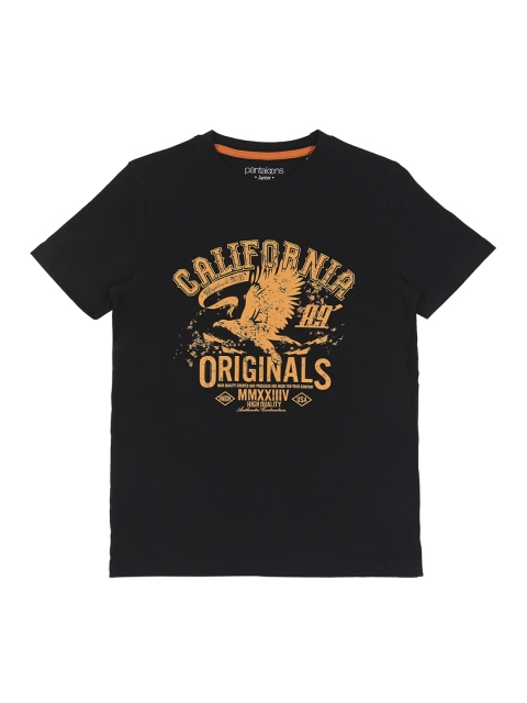 

POPPERS by Pantaloons Boys Black Printed Round Neck T-shirt