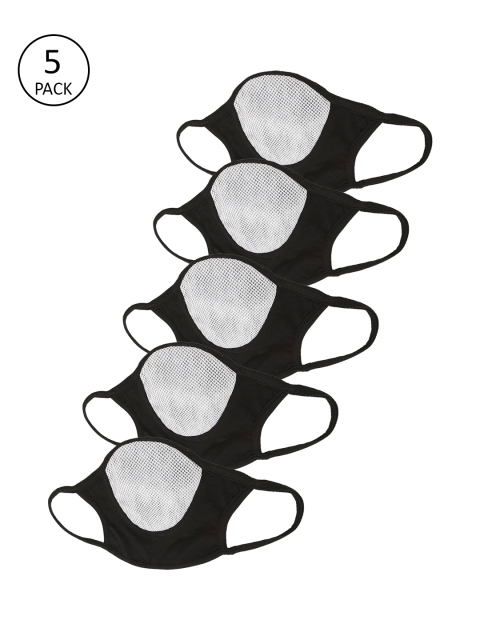 

Magnetic Designs Adults Black & White Pack of 5 Anti-Pollution 4-Layer Outdoor Mask