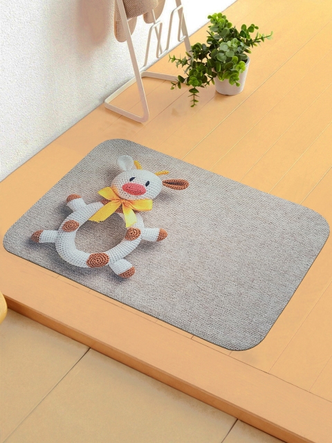 

Status Grey & White 3D Digital Printed Anti-Skid Doormat