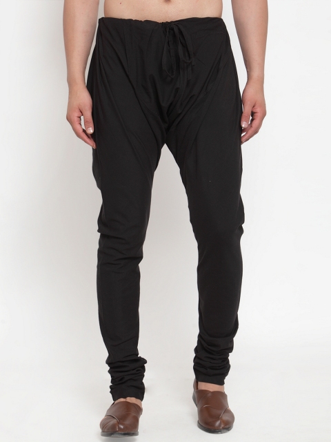 

NEUDIS by Dhrohar Men Black Solid Churidar