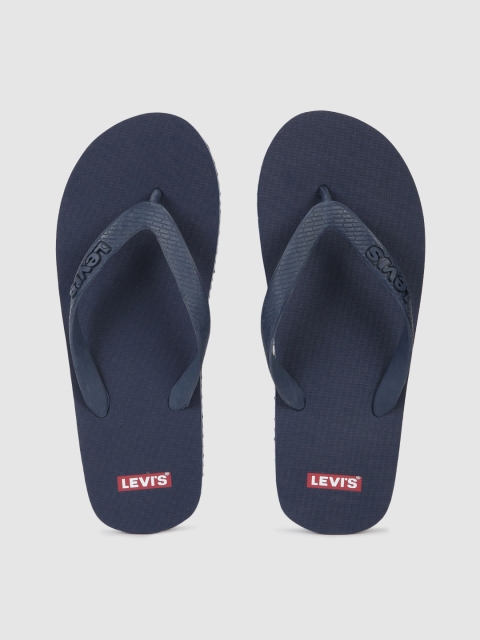 

Levis Men Navy Blue Solid Thong Flip-Flops