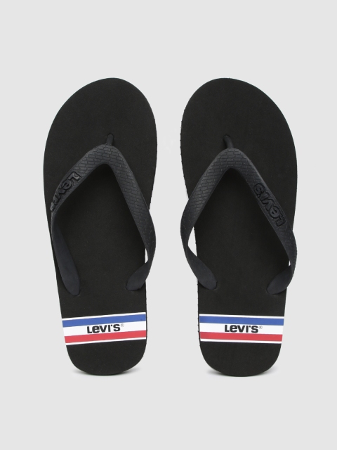 

Levis Men Black Solid Thong Flip-Flops