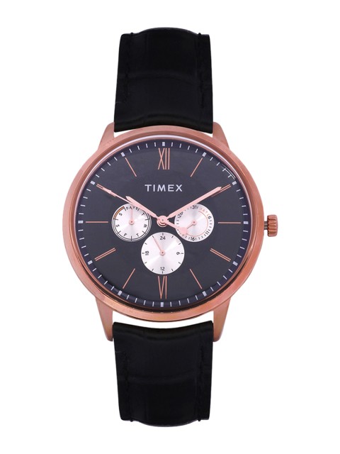 

Timex Men Navy Blue Analogue Watch With Date Aperture