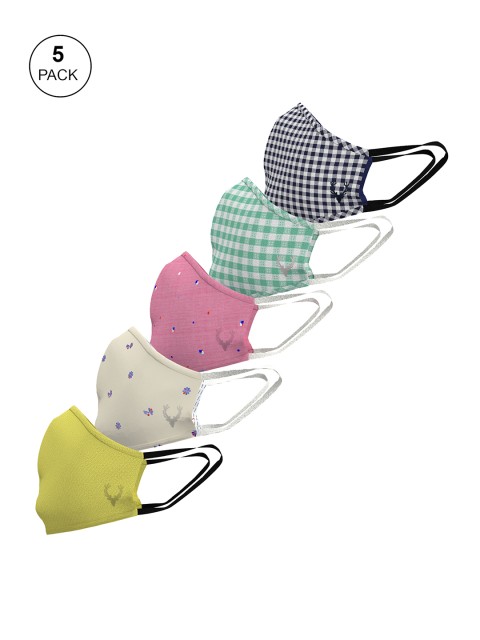 

Allen Solly Kids Pack of 5 Reusable 2-Layer Outdoor Masks, Multi