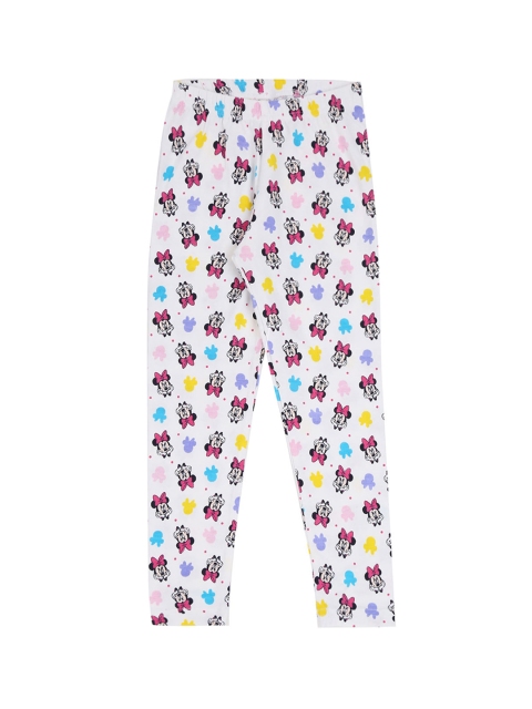 

CHALK by Pantaloons Girls White Mickey Mouse Printed Leggings