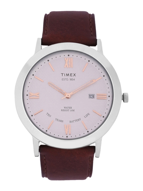 

Timex Men Silver-Toned Analogue Watch TWEG17800
