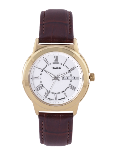 

Timex Men White Analogue Watch TWEG18006
