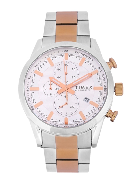 

Timex Men Silver-Toned Analogue Watch TWEG17606