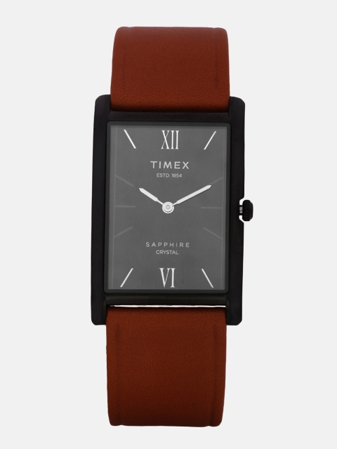 

Timex Men Black Solid Analogue Watch TWEG17307