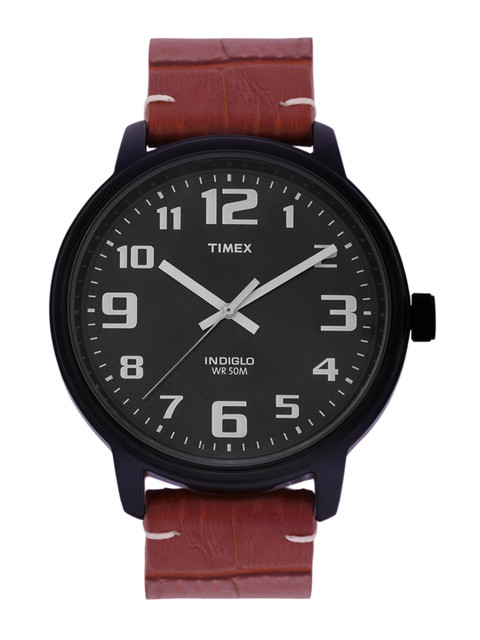

Timex Men Brown Black Analogue Watch
