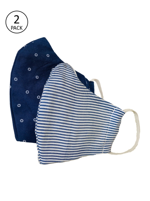

Sera Adults Pack of 2 Reusable 3-Layer Outdoor Mask, Blue