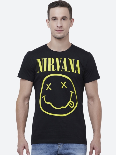 

Free Authority Nirvana Featured Black Tshirt for Men