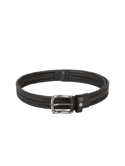 

Allen Solly Men Black Woven Design Belt
