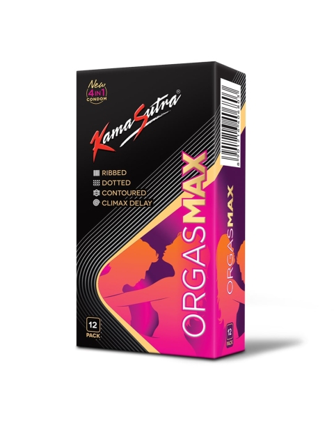 

Kamasutra Orgasmax 4-in-1 Condoms - 12 Count, Pink