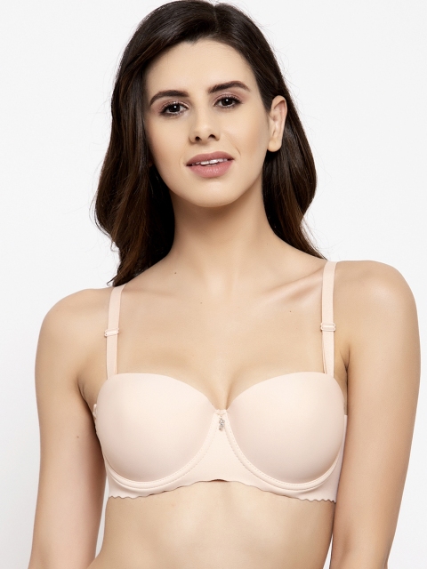 

PrettyCat Beige Solid Underwired Non Padded T-shirt Bra PC-BR-6008-BEG