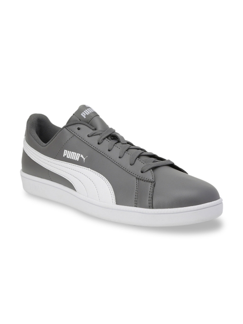 

Puma Unisex Grey & White Colourblocked Baseline Sneakers