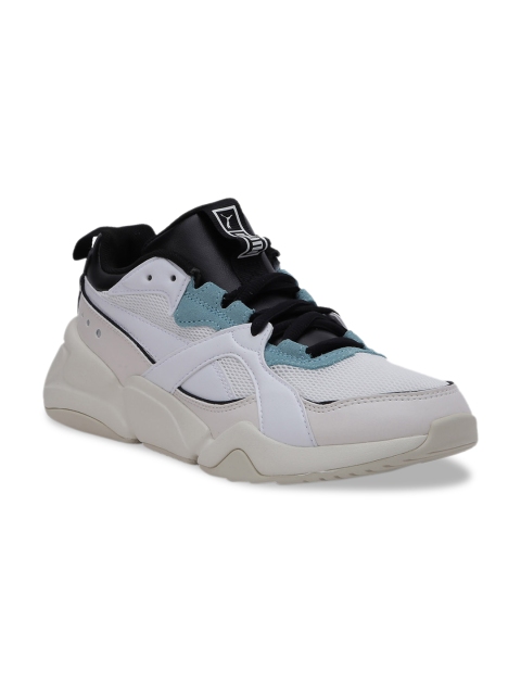 

Puma Women White & Black Colorblocked Nova 2 Women's Shoe Sneakers