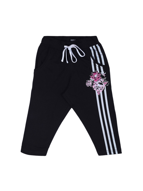 

Monte Carlo Girls Black & White Striped Track Pants