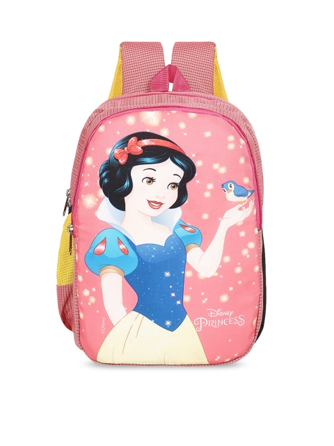 

Priority Girls Pink Snow White Printed Graphic Backpack