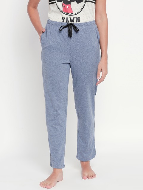 

Dreamz by Pantaloons Women Blue Solid Lounge Pants