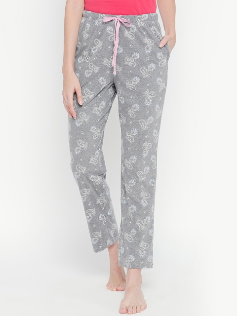 

Dreamz by Pantaloons Women Grey Printed Lounge Pants