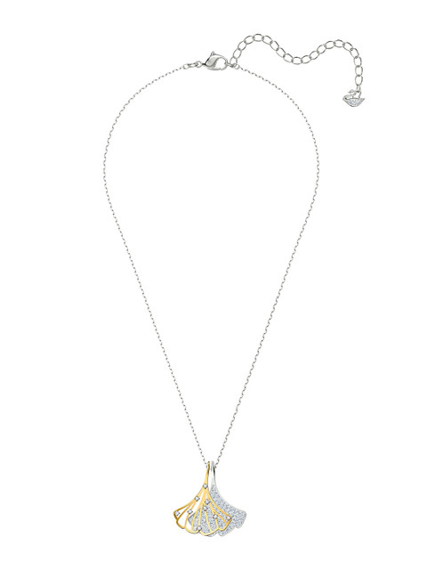 

SWAROVSKI Silver-Toned & Gold-Toned Stone-Studded Pendant With Chain