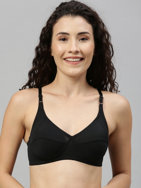 

Berrys Intimatess Black Jacquard Non Padded Everyday Women's Bra